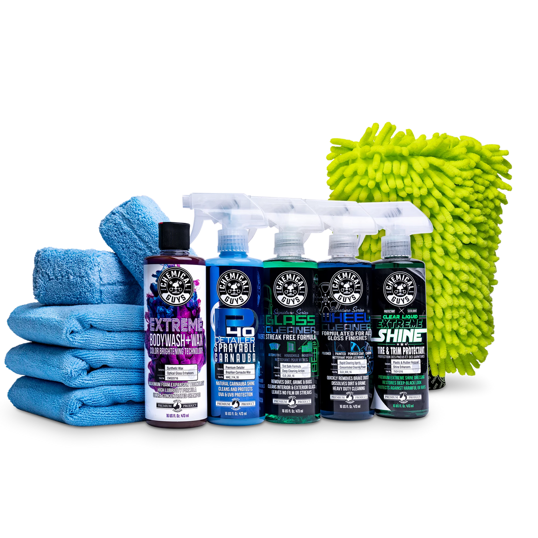 Chemical Guys Complete Wash, Shine & Protect Car Care Kit (11 produkter)