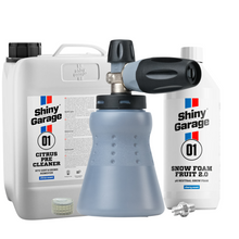 Last inn bildet i Galleri-visningsprogrammet, MTM PF22.3 inkl. kork. 5L Citrus Pre Cleaner + 1L/5l Snow Foam 2.0 | NORGES RÅESTE FORVASKPAKKE