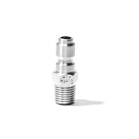 MTM Hydro 24.0080 Stainless Steel 1/4" QC Male Plug 5000psi