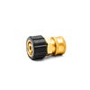 MTM Hydro Koblinger 24.5005 3/8" QC Brass Coupler x M22 F 15mm Twist Coupler 4000psi