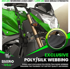 Rhino USA 4 stk Jekkestestropper 3 m 548 kg maks bruddstyrke.