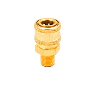 MTM Hydro Koblinger 24.0068 1/4" Male NPT Brass Quick Coupler 5500psi