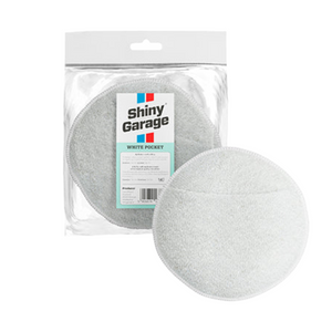 Shiny Garage Hvit Microfiber Applicator (pocket)