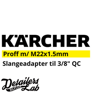 Kärcher/MTM Overgang til 3/8" QC
