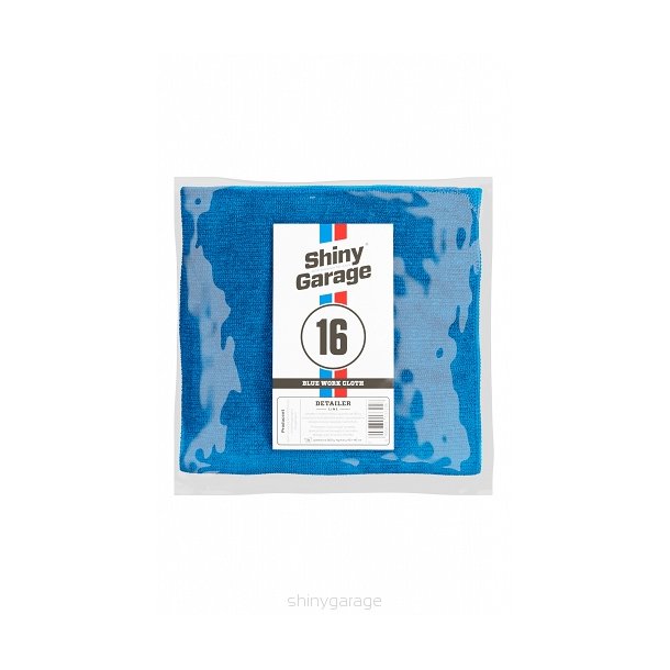 Shiny Garage Blue Microfiber 40 x 40 300gsm