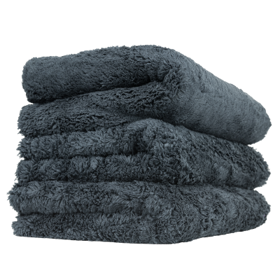 Chemical Guys Happy Ending Black Microfiber Towel 3-pack