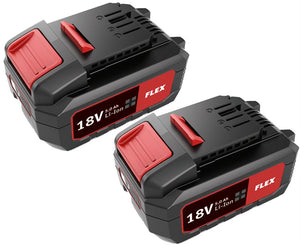 FLEX PE 150 18 EC Roterende Profesjonell Batteridrevet Poleringsmaskin +2 Batterier 447.153